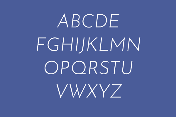 Josefin Sans Light Italic
