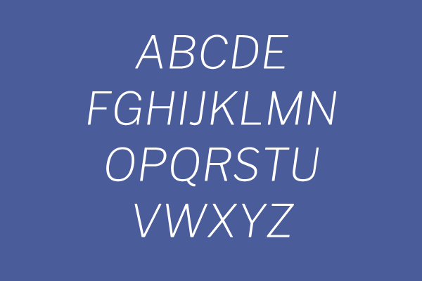 Libre Franklin ExtraLight Italic