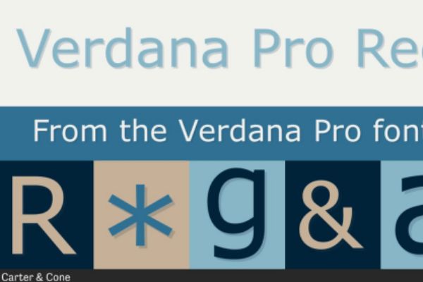 Verdana® Pro Black
