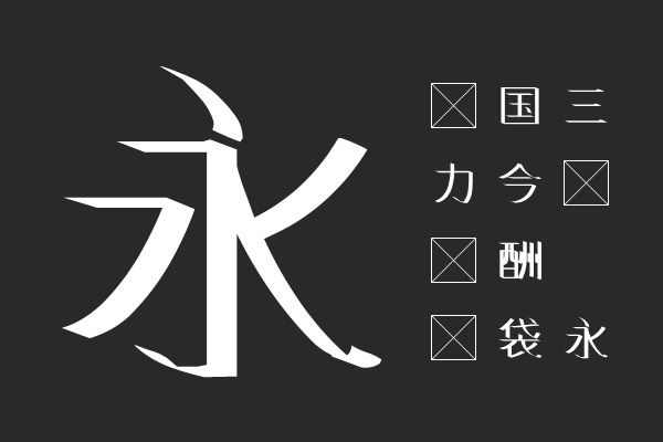 お手製Rwiフォント C (v3.0)