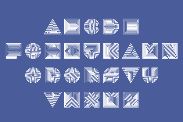 庆科FS霓虹灯英文体-商用免费-微信公众号-庆科的字