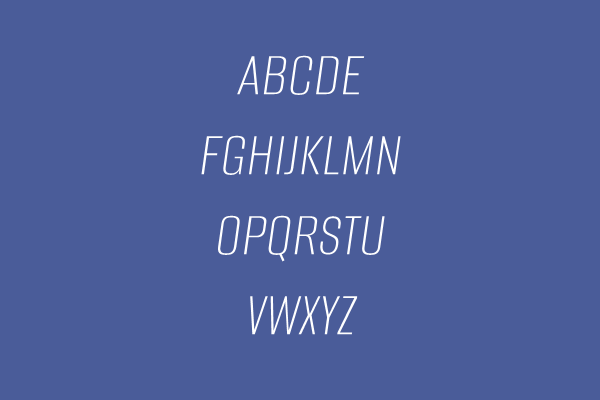 Alumni Sans ExtraLight Italic