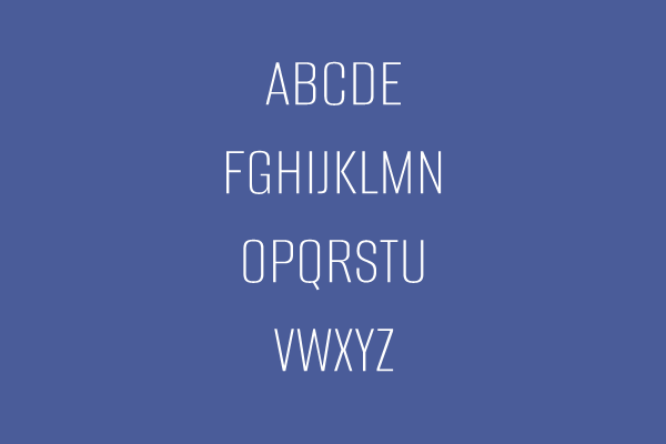 Alumni Sans ExtraLight