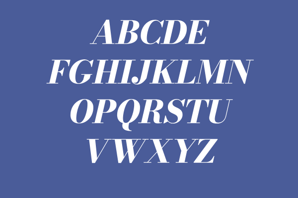 Bodoni Moda 11pt ExtraBold Italic