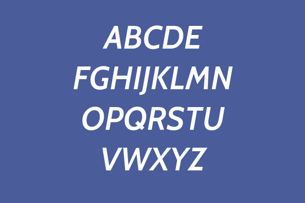 Cabin SemiBold Italic