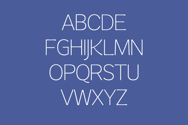 HelloFont Fierce Sans Thin