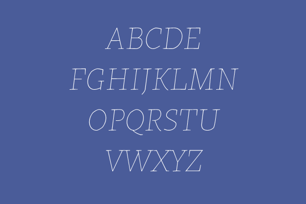 Labrada Thin Italic