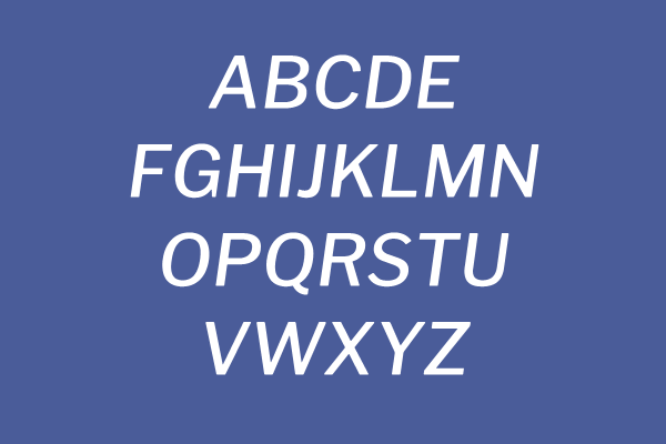 Libre Franklin Medium Italic