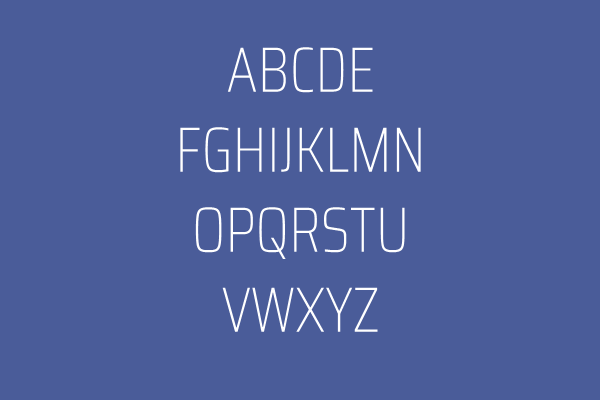 Saira Condensed Thin