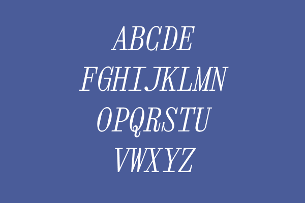 Xanh Mono Italic