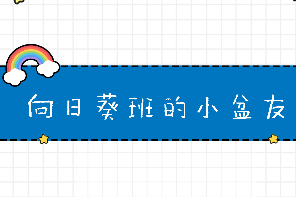 向日葵班的小盆友