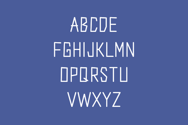 HelloFont Circuit Board Regular