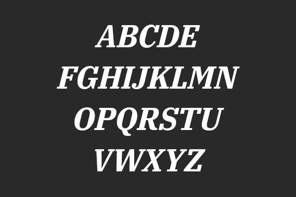 IBM Plex Serif Bold Italic