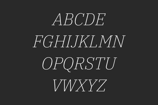 IBM Plex Serif ExtraLight