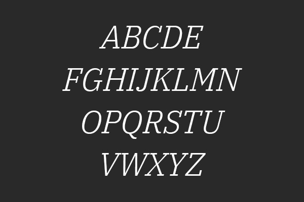 IBM Plex Serif Light Italic
