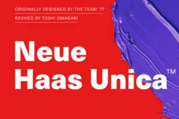 Neue Haas Unica™ Pro Bold Italic