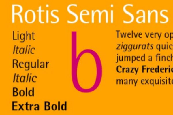 Rotis® Semi Sans 56 Cyrillic Italic