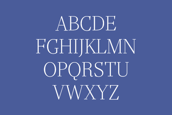 La Mode Serif Light